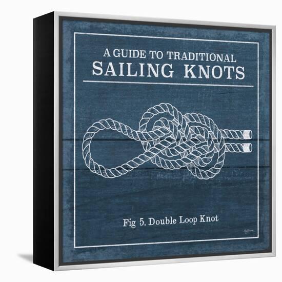 Vintage Sailing Knots V-Mary Urban-Framed Stretched Canvas