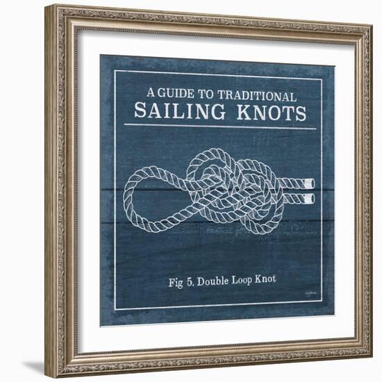 Vintage Sailing Knots V-Mary Urban-Framed Art Print