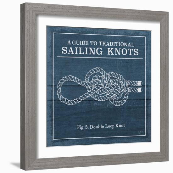 Vintage Sailing Knots V-Mary Urban-Framed Art Print