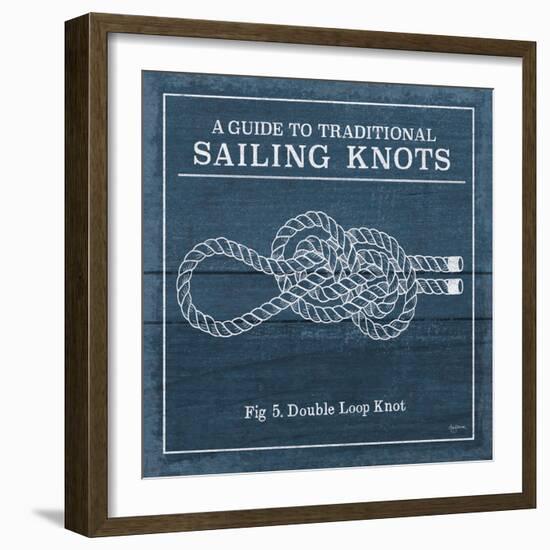 Vintage Sailing Knots V-Mary Urban-Framed Art Print