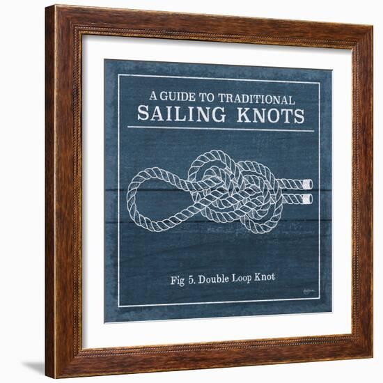 Vintage Sailing Knots V-Mary Urban-Framed Art Print