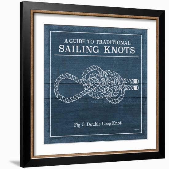 Vintage Sailing Knots V-Mary Urban-Framed Art Print