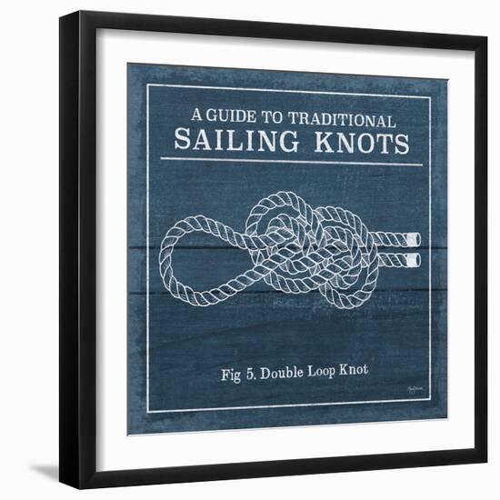 Vintage Sailing Knots V-Mary Urban-Framed Art Print