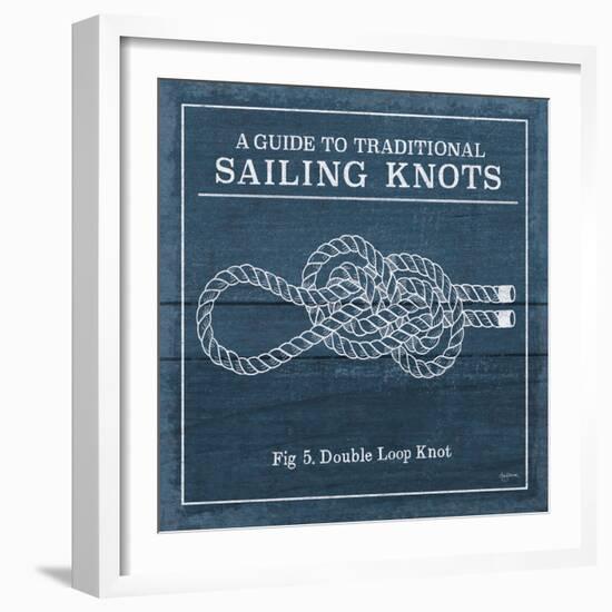 Vintage Sailing Knots V-Mary Urban-Framed Art Print