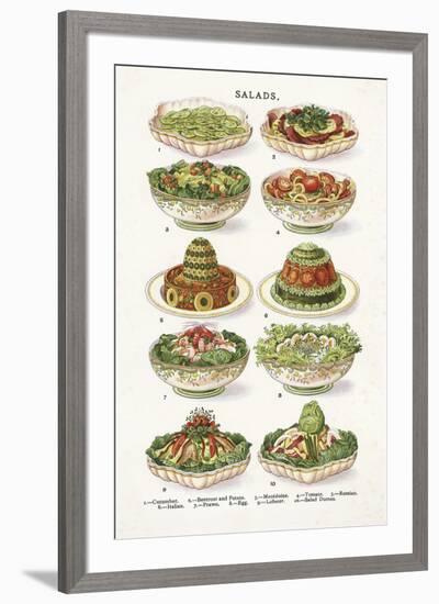 Vintage Salad-The Vintage Collection-Framed Giclee Print