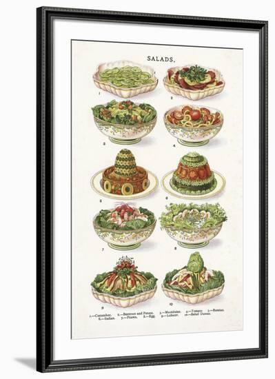 Vintage Salad-The Vintage Collection-Framed Giclee Print