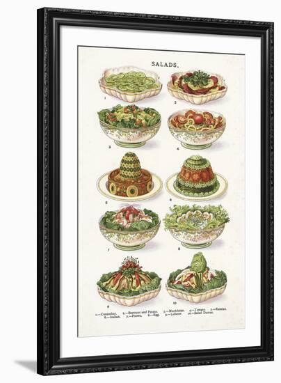 Vintage Salad-The Vintage Collection-Framed Giclee Print