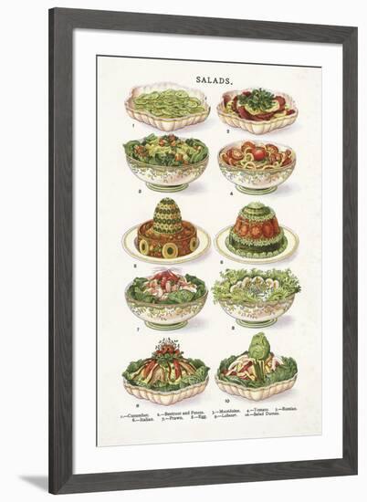 Vintage Salad-The Vintage Collection-Framed Giclee Print