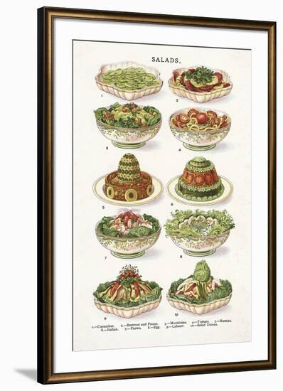 Vintage Salad-The Vintage Collection-Framed Giclee Print