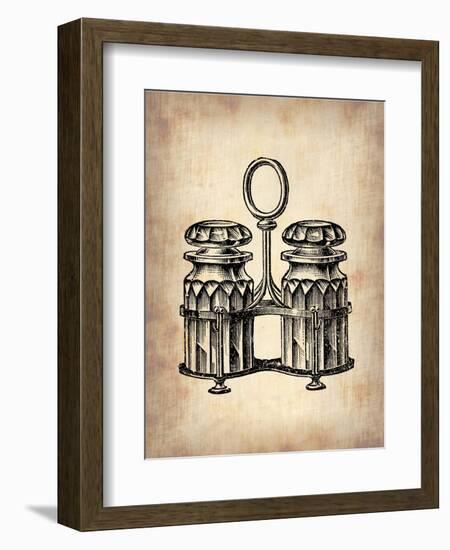 Vintage Salt and Pepper-NaxArt-Framed Art Print