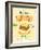 Vintage Sandwiches Poster-avean-Framed Art Print