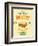 Vintage Sandwiches Poster-avean-Framed Art Print