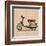 Vintage Scooter Retro Transport-Valeriy Kachaev-Framed Art Print