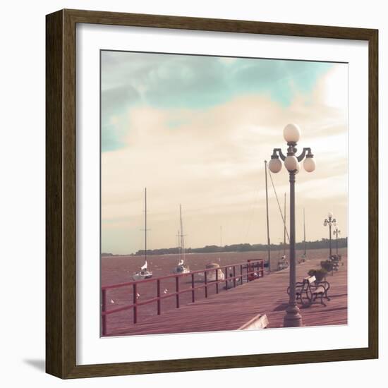 Vintage Sea Port-Andrekart Photography-Framed Photographic Print