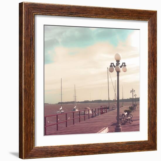 Vintage Sea Port-Andrekart Photography-Framed Photographic Print