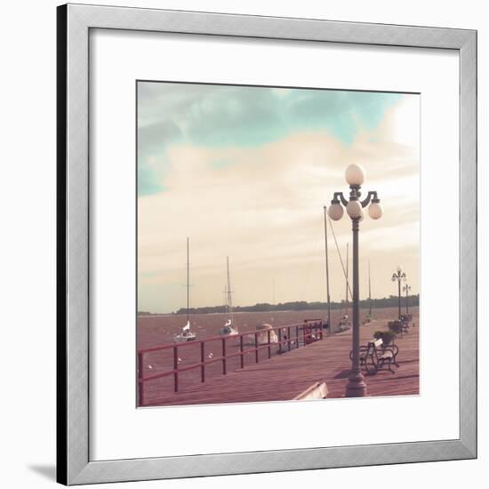 Vintage Sea Port-Andrekart Photography-Framed Photographic Print