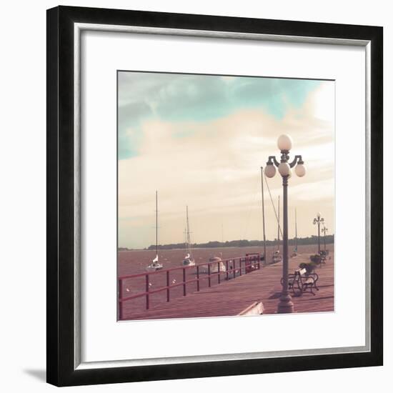 Vintage Sea Port-Andrekart Photography-Framed Photographic Print