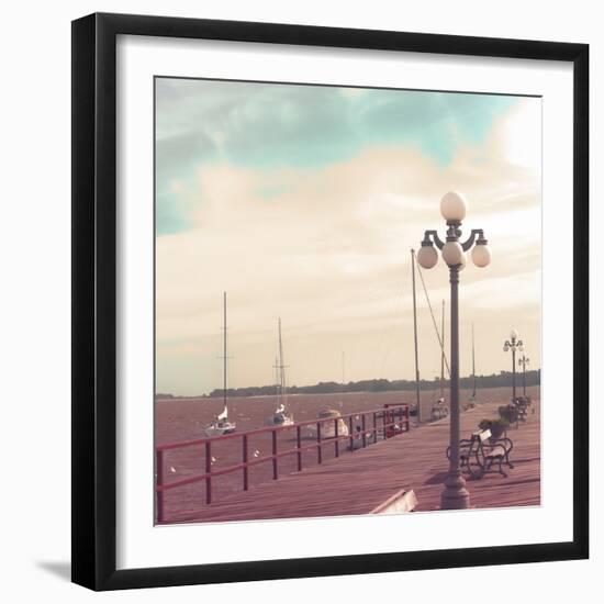 Vintage Sea Port-Andrekart Photography-Framed Photographic Print