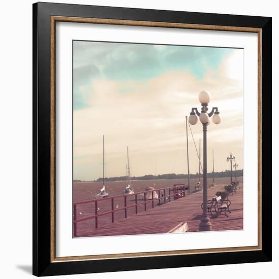 Vintage Sea Port-Andrekart Photography-Framed Photographic Print