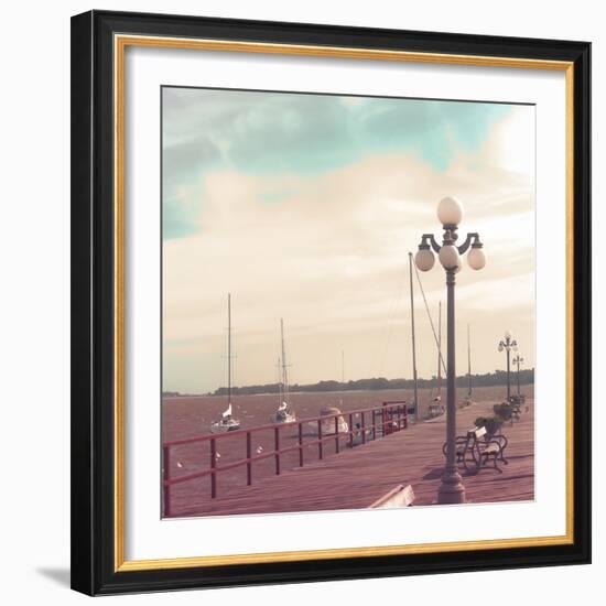 Vintage Sea Port-Andrekart Photography-Framed Photographic Print