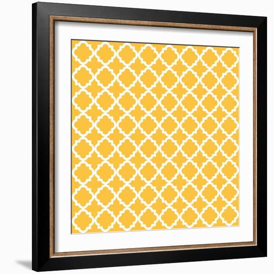 Vintage Seamless Pattern Background-hellena13-Framed Art Print