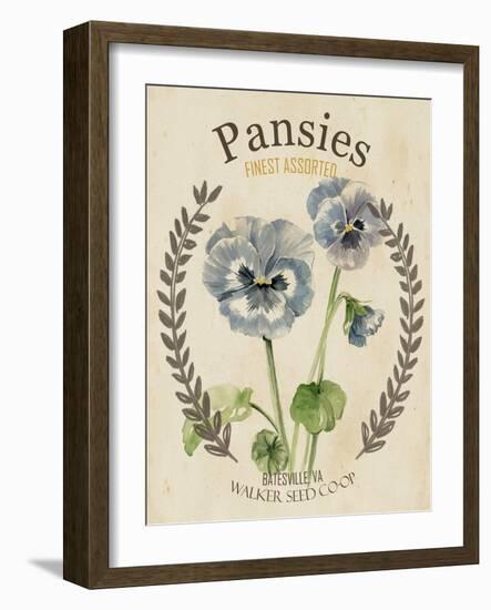 Vintage Seed Packets III-Studio W-Framed Art Print