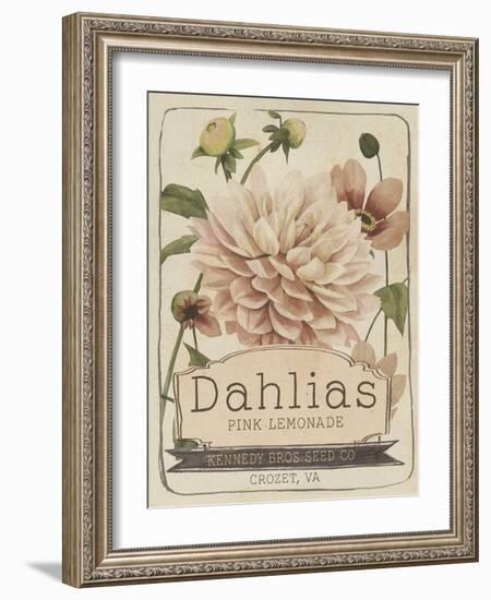 Vintage Seed Packets IV-Studio W-Framed Art Print