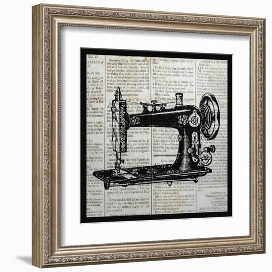 Vintage Sewing Machine-Piper Ballantyne-Framed Art Print