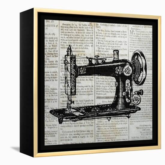 Vintage Sewing Machine-Piper Ballantyne-Framed Stretched Canvas