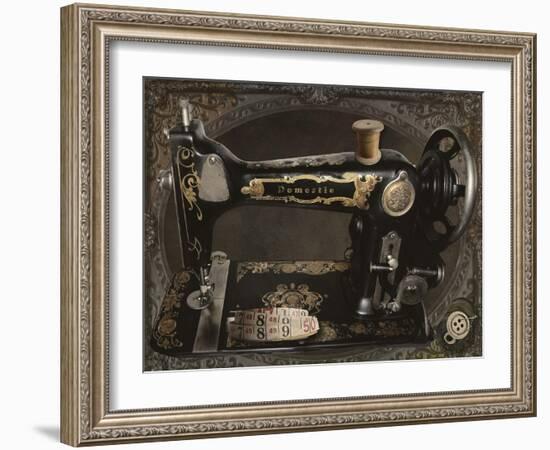 Vintage Sewing Machine-Mindy Sommers-Framed Giclee Print