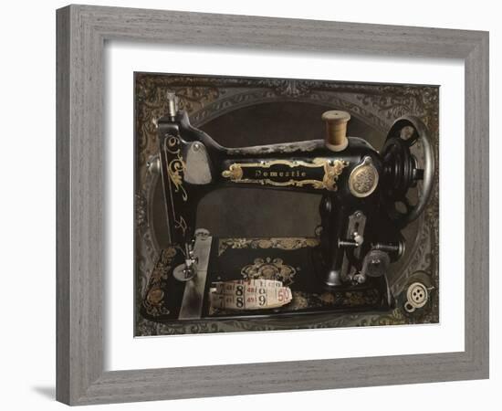 Vintage Sewing Machine-Mindy Sommers-Framed Giclee Print