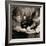 Vintage Shot of a Man Being Tattooed-null-Framed Photographic Print