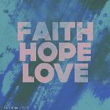 Faith Hope Love II-Vintage Skies-Giclee Print
