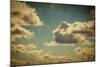 Vintage Sky With Clouds-pashabo-Mounted Art Print