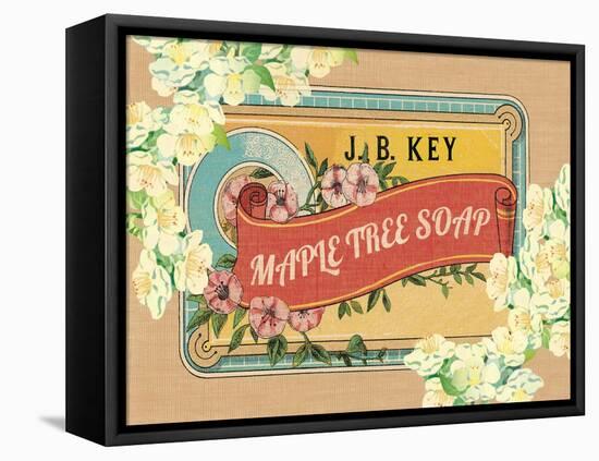 Vintage Soap I-The Vintage Collection-Framed Stretched Canvas