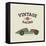 Vintage Sport Racing Cars-vector pro-Framed Stretched Canvas