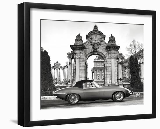 Vintage sports-car 1-Gasoline Images-Framed Art Print