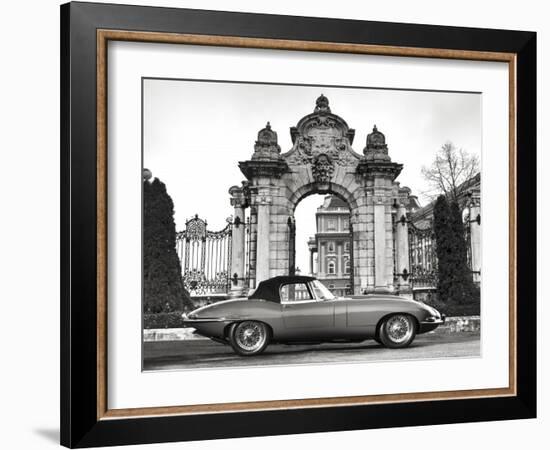 Vintage sports-car 1-Gasoline Images-Framed Art Print