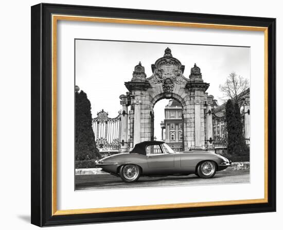 Vintage sports-car 1-Gasoline Images-Framed Art Print