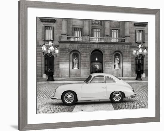 Vintage sports-car 2-Gasoline Images-Framed Art Print