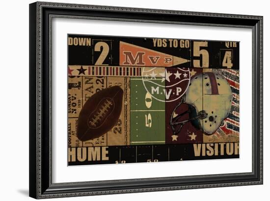 Vintage Stadium-Eric Yang-Framed Art Print