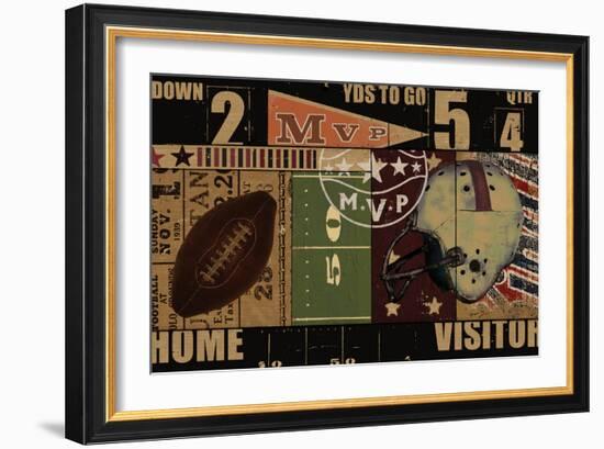 Vintage Stadium-Eric Yang-Framed Art Print