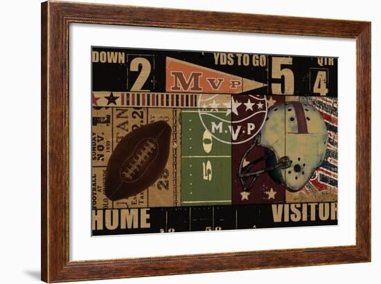 Vintage Stadium-Eric Yang-Framed Art Print