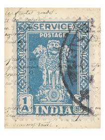 'Vintage Stamp I' Art Print | Art.com