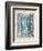 Vintage Stamp I-null-Framed Art Print