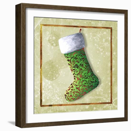 Vintage Stocking 2-Megan Aroon Duncanson-Framed Giclee Print