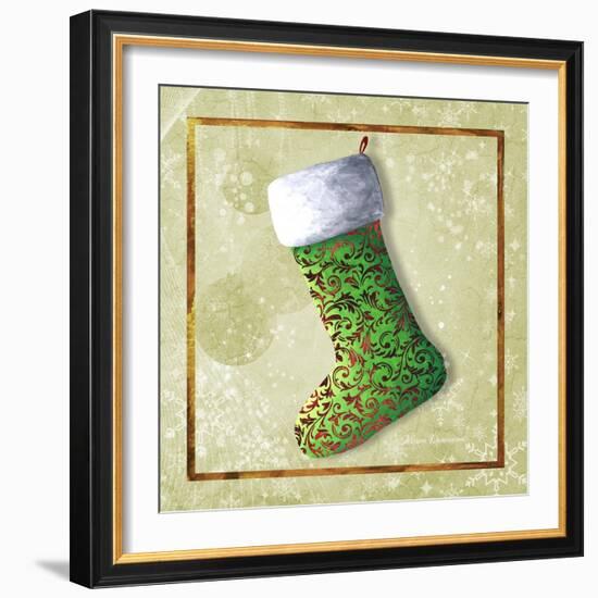 Vintage Stocking 2-Megan Aroon Duncanson-Framed Giclee Print