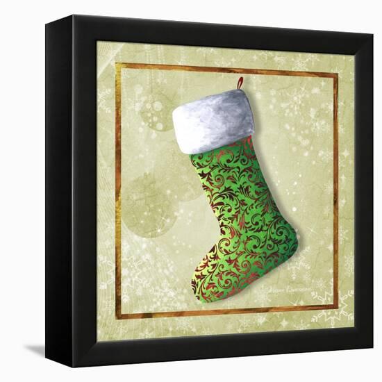 Vintage Stocking 2-Megan Aroon Duncanson-Framed Premier Image Canvas