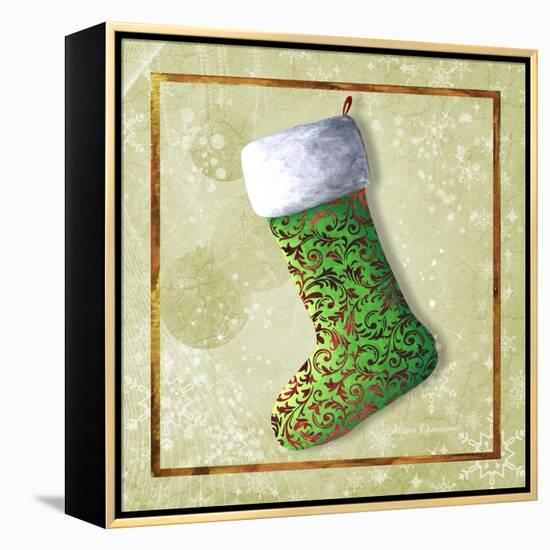 Vintage Stocking 2-Megan Aroon Duncanson-Framed Premier Image Canvas