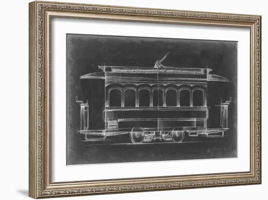 Vintage Streetcar II-Ethan Harper-Framed Art Print